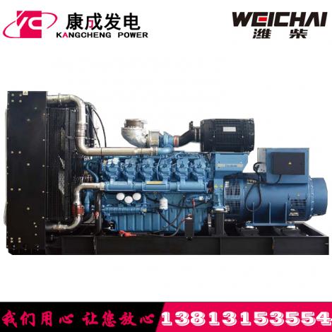 主用550KW備用600KW濰柴博杜安6M33D670E200柴油發電機組
